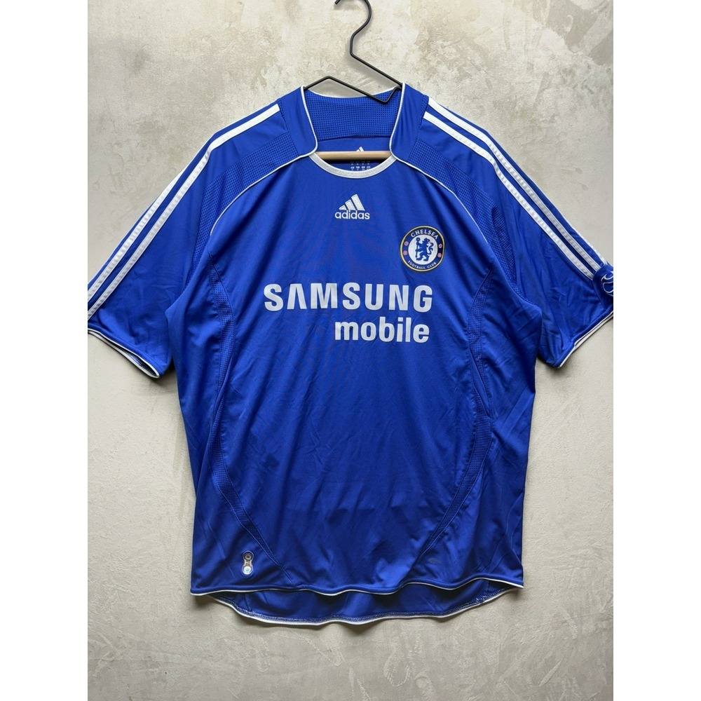 Chelsea Adidas Jersey Extra Large 2006 2007 Home Football Shirt Samsung Blue